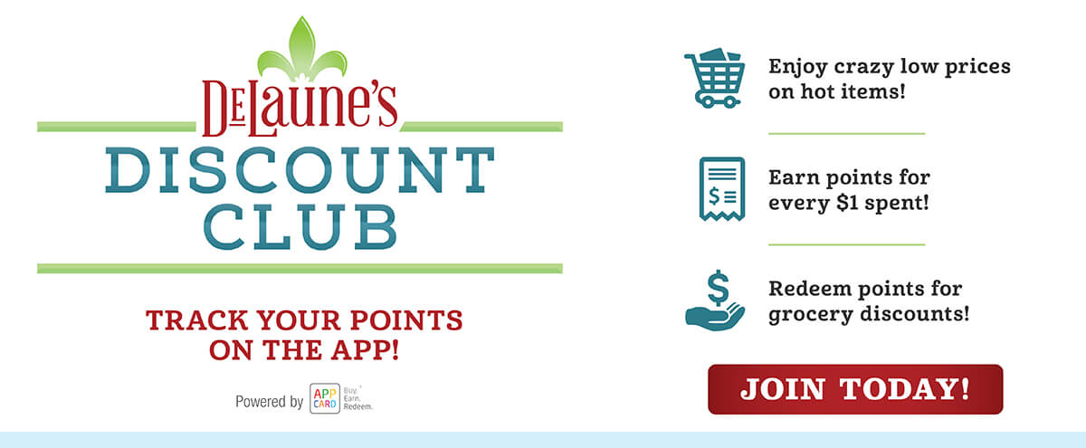 Track your points on the Discount Club App.